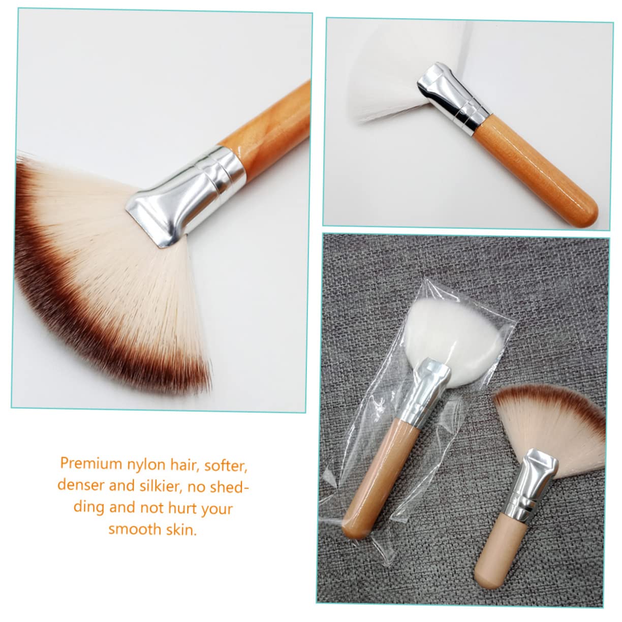 Ipetboom 20pezzi Pennelli Trucco Viso Con Manico Pennelli Per Illumina e Contorna Viso Strumenti Professionali Per Make-up Morbidi e Facili Da Usare