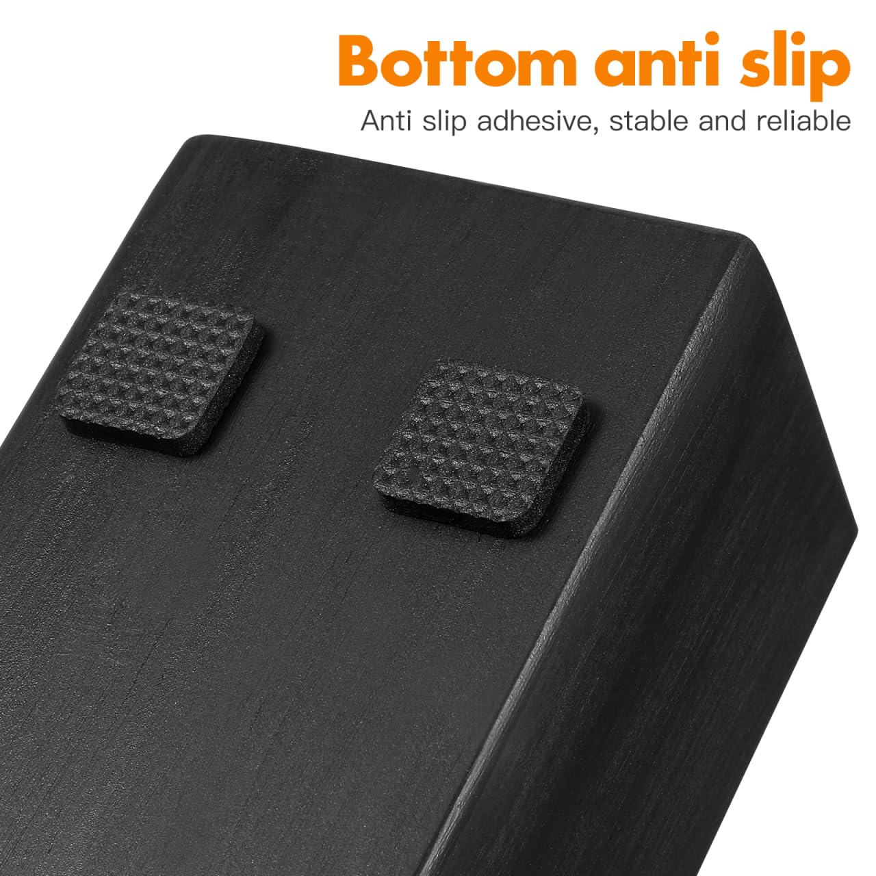 Angoily Cavalletto per specchio da trucco, supporto per specchio da pavimento, senza cornice, supporto per specchio in legno