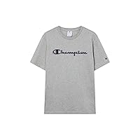 Champion Legacy Man-Big Logo T-Shirt, Grigio (Em006)