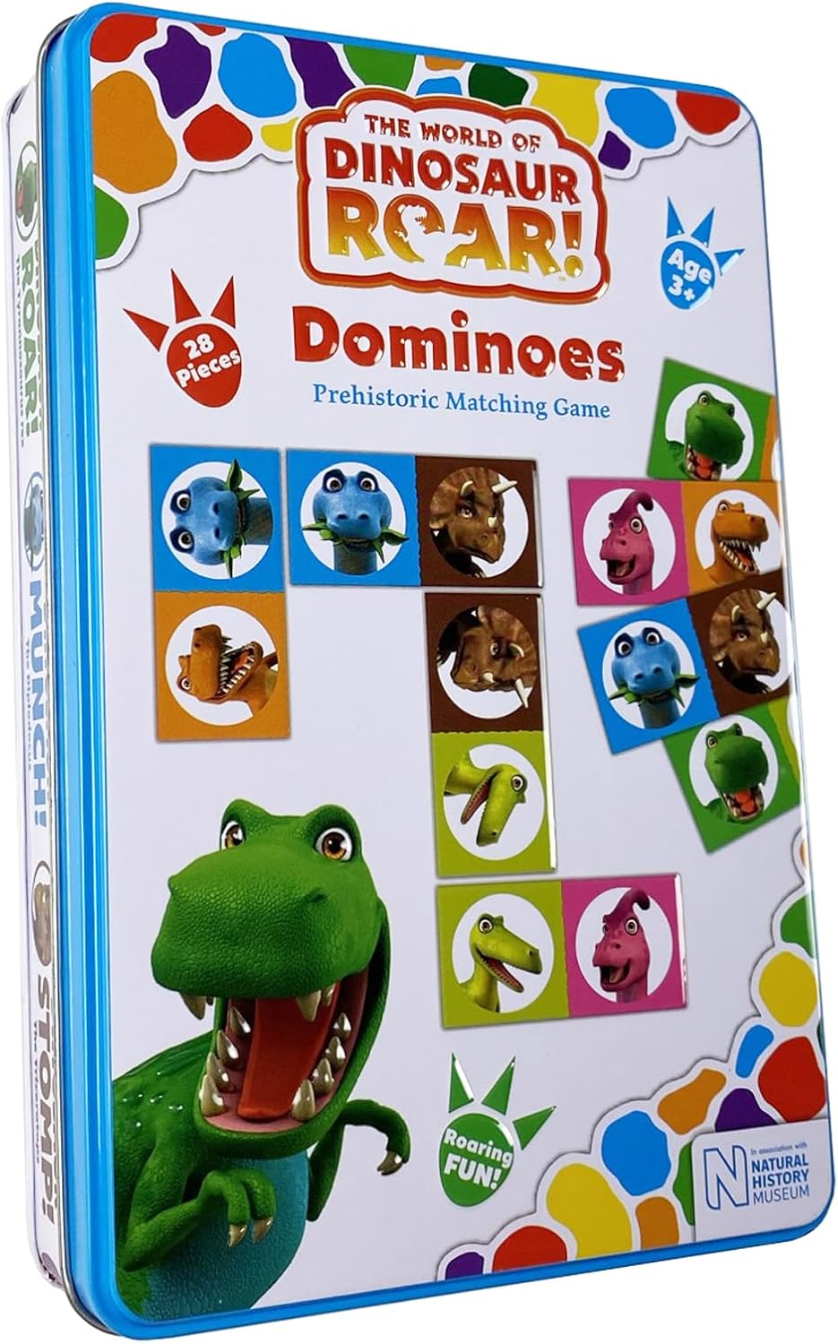 by Paul Lamond Games The World of Dinosaur Roar Picture Dominoes,20.5 cm x 13.5 cm x 3.8 cm