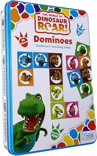 Miniatura 2 de By Paul Lamond Games The World of Dinosaur Roar Picture Dominóes, 8.1in x 5.3in x 1.5in