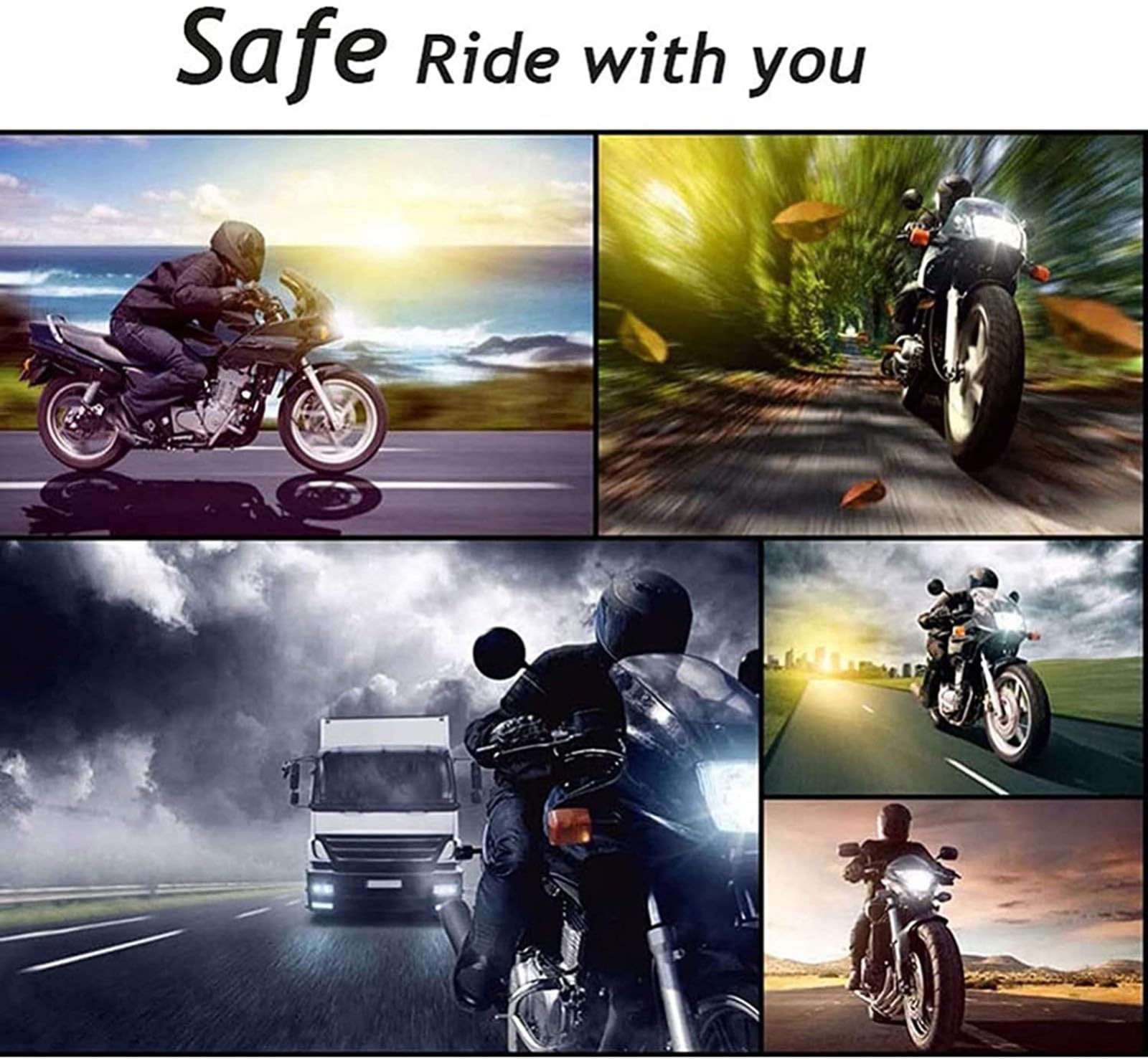 Casco Da Moto Bluetooth Con Microfono Integrato, Casco Aperto ECE Unisex Per Adulti, 3/4, Per Ciclomotore E Scooter B1,54-59cm