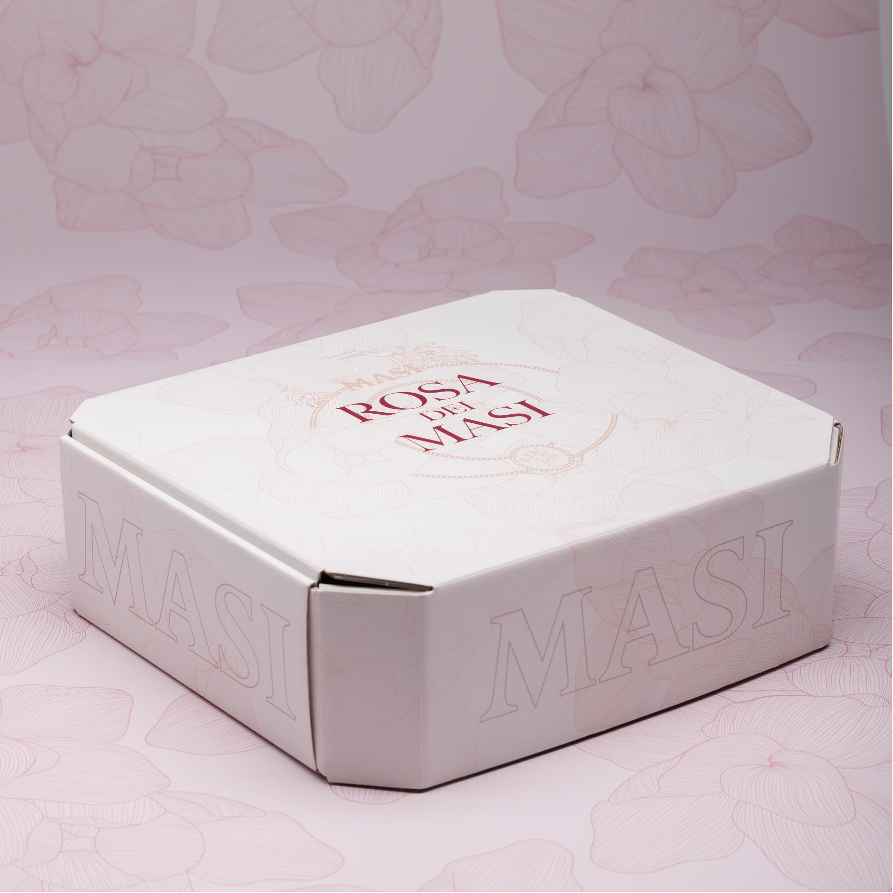 Paquet Exclusif Édition Limitée "Rosa Dei Masi" Et 2 Verres | Idée Cadeau | Coffret Exclusif Avec 1 Bouteille De 750 Ml Et 2 Verres Sérigraphiés