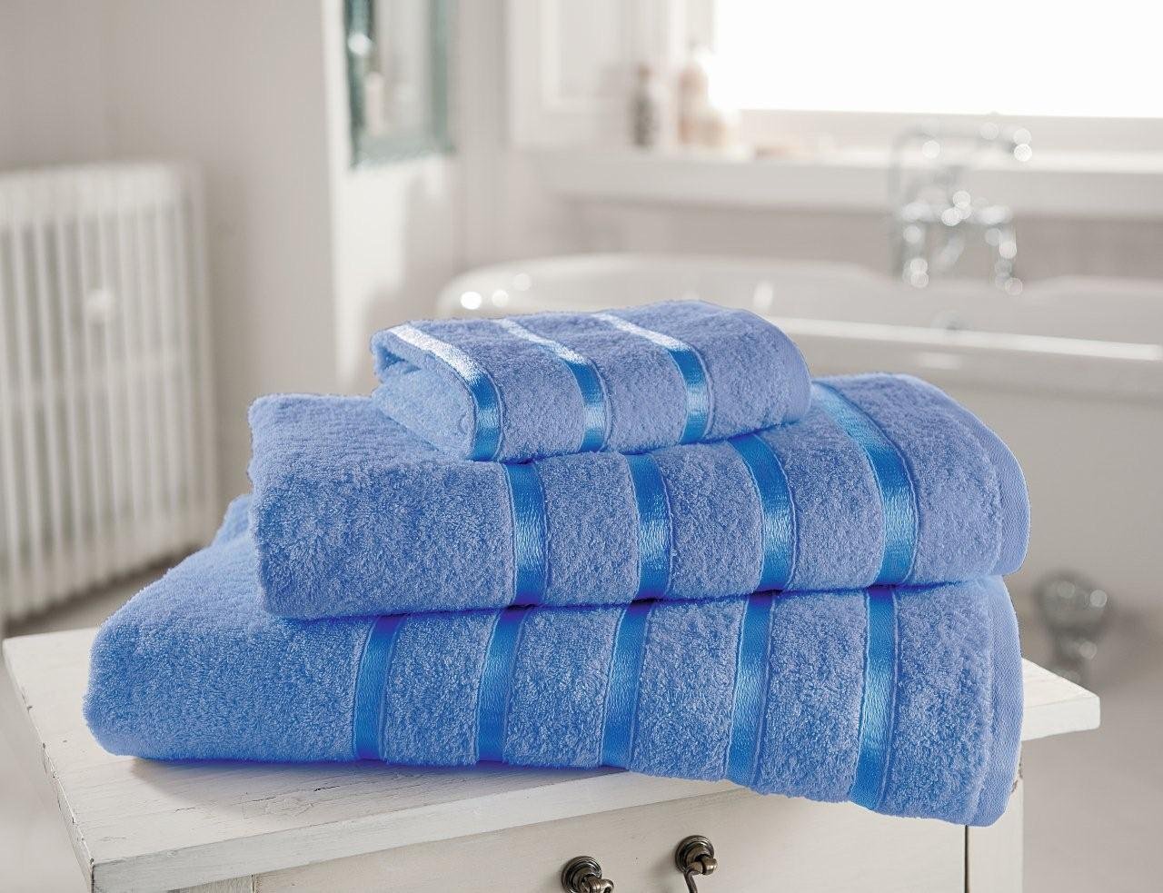 Artistic Fashionista Luxurious Hotel Quality KENSINGTON Towels - 100% Cotton 600GSM Ultra Soft and Highly Absorbent (Bath Sheet: pack of 2, Blue)