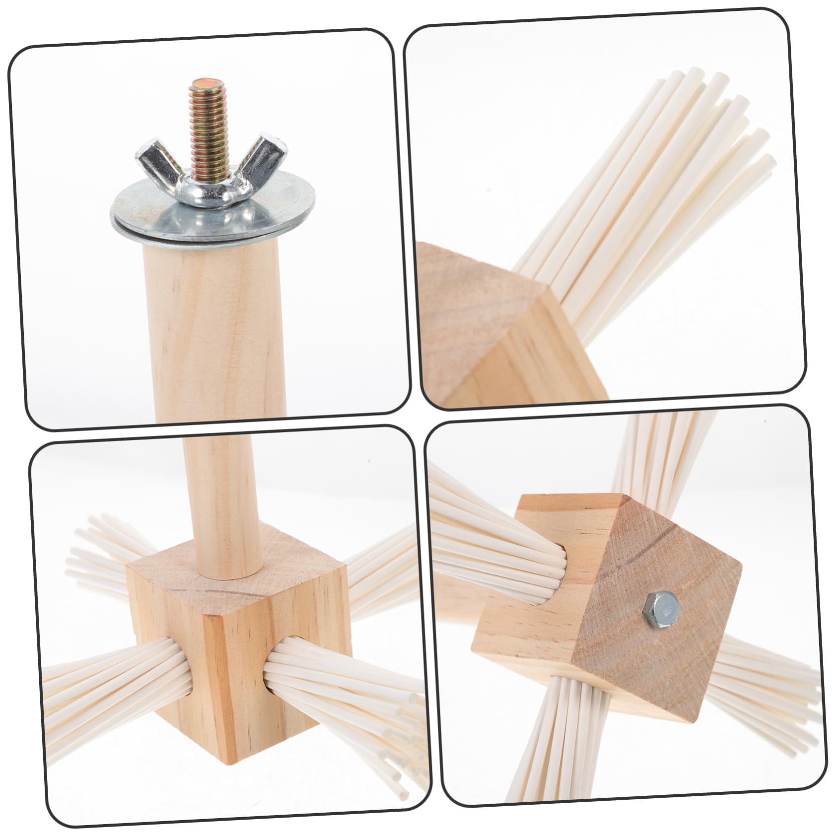 Toddmomy 5piezas Perchero Giratorio para Pájaros Soporte De Juguete para Barra De Percha para Jaula Accesorio De Actividad para Aves Estimulación y Entretenimiento