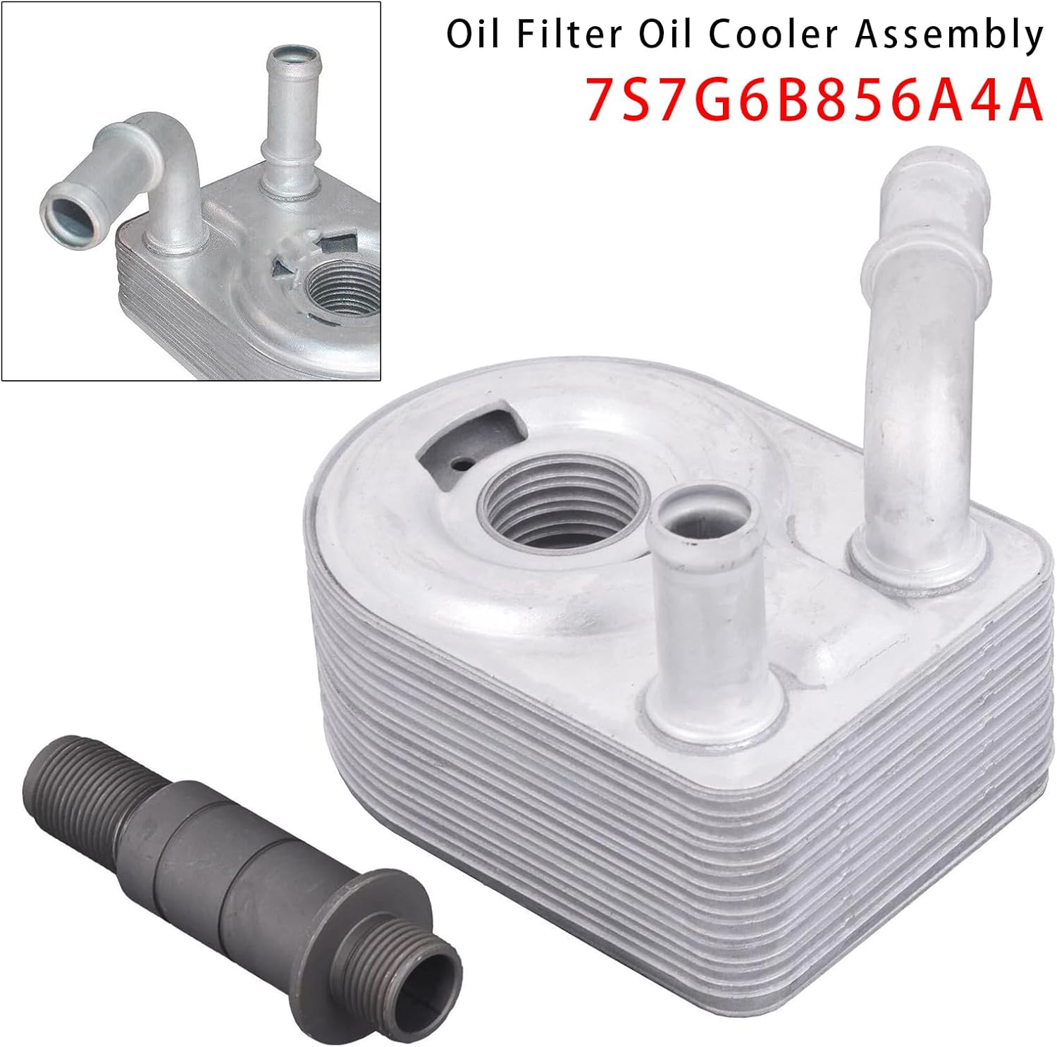 Areyourshop Engine Oil Cooler For FORD B-MAX 2012/10- For FORD FIESTA VI For FORD FIESTA VI 7S7G6B856A4A