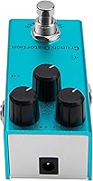 Vista 5 de Pedal de efectos mini para guitarra eléctrica con carcasa metálica, alimentación DC 9V, True Bypass para kit multi de guitarra eléctrica