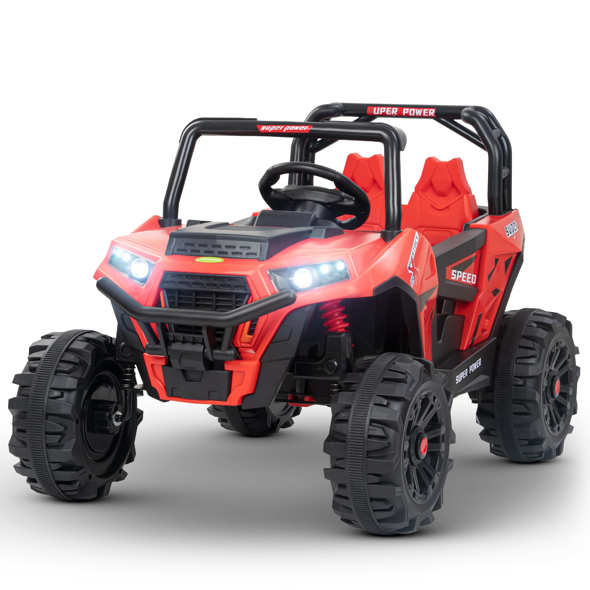 Baybee Derak UTV Battery Operated Jeep for Kids, Ride on Toy Baby Car with Music & Light, Kids Jeep Battery Car, Spring Suspension Electric Jeep Car for Kids to Drive 2 to 6 Years Boys & Girl - Red (B0D6W8X7RM) Amazon Price History, Amazon Price Tracker