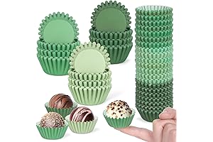 Whaline 600Pcs Mini Sage Green Cupcake Liners