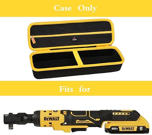 Miniatura 7 de Mchoi Funda rígida portátil para trinquete inalámbrico DEWALT ATOMIC 20V MAX* (DCF513B)/(DCF510B), solo funda