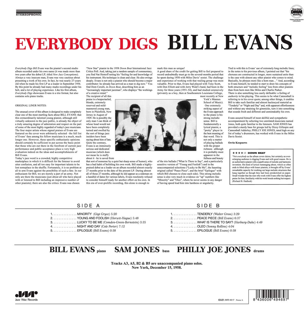 Everybody Digs Bill Evans