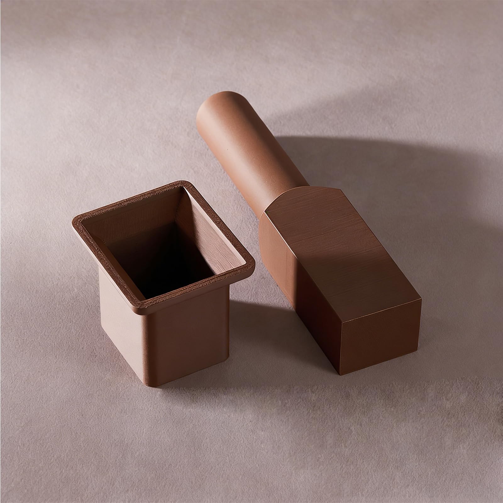 Mini forma do wyciskania ciastek herbacianych, narzędzie kompresyjne z uchwytem, materiał PLA do 5 g/6-8 g mini ciastek herbacianych, idealna do domowych ciast 4 x 4 cm/5 x 5 cm