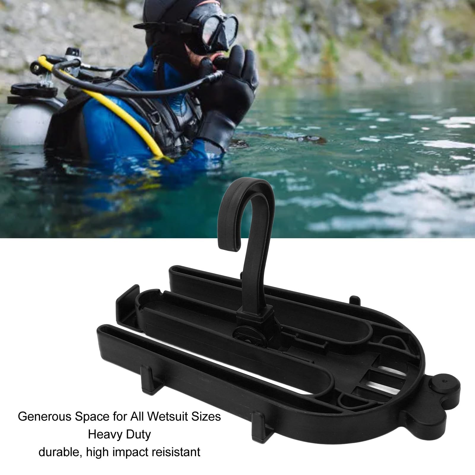Percha para Traje de Neopreno para Surf, ABS, Percha para Traje de Neopreno Plegable de Secado rápido y Servicio Pesado, Perchas para Surf Plegables multifunción, Perchero