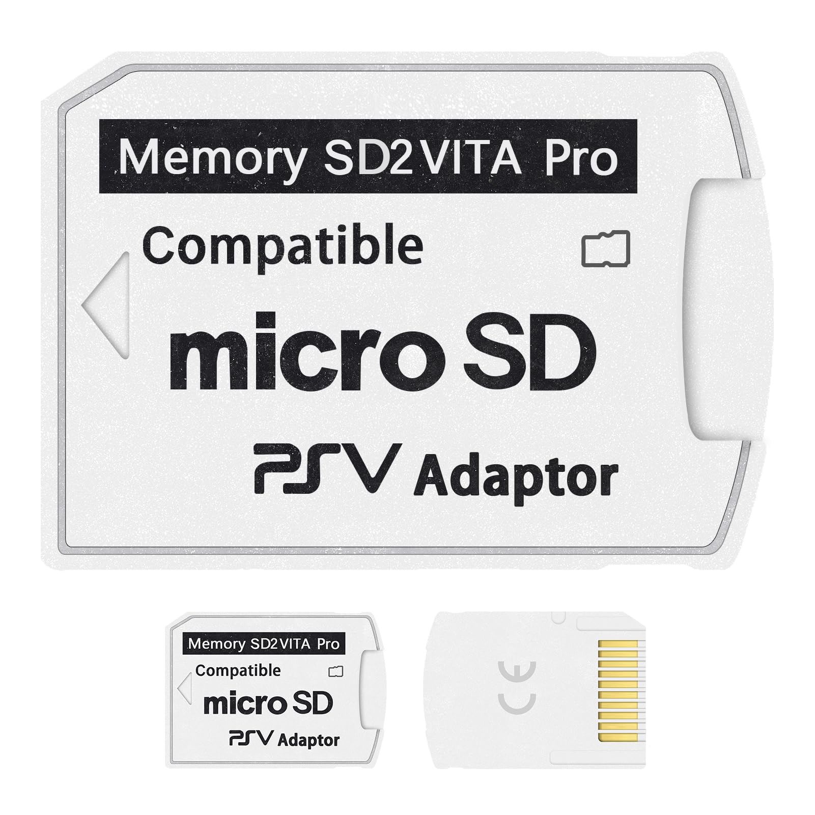 SD2Vita 5.0 PSV Micro SD Memory Card Adapter, Micro SD Adapter Compatibile con PSV 1000/2000 3.60 HENkaku Enso System