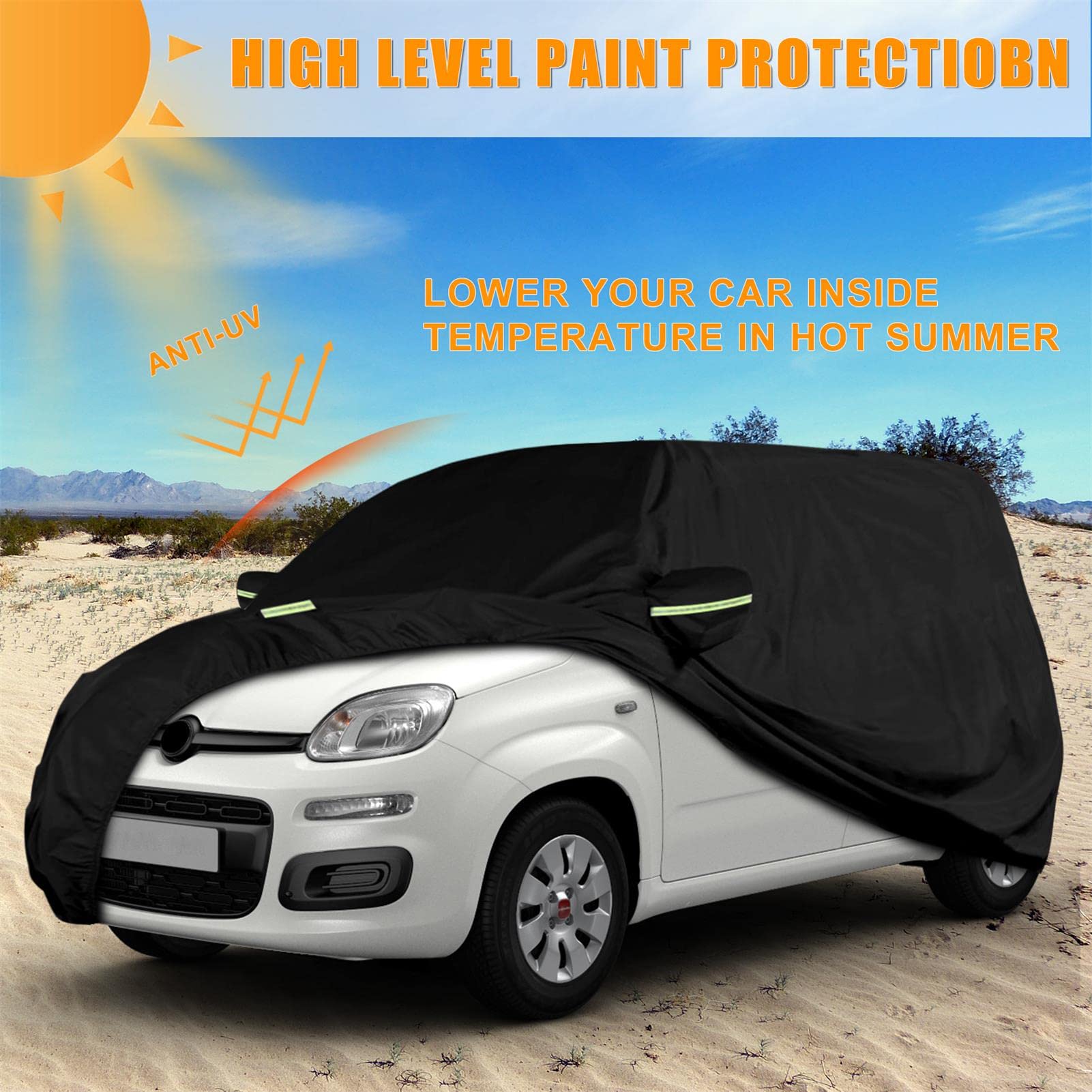 Housse De Voiture Imperméable Isuzu D-Max BEV 2024-2025 - Protection Extérieure Anti-UV, Anti-rayures Et Coupe-vent