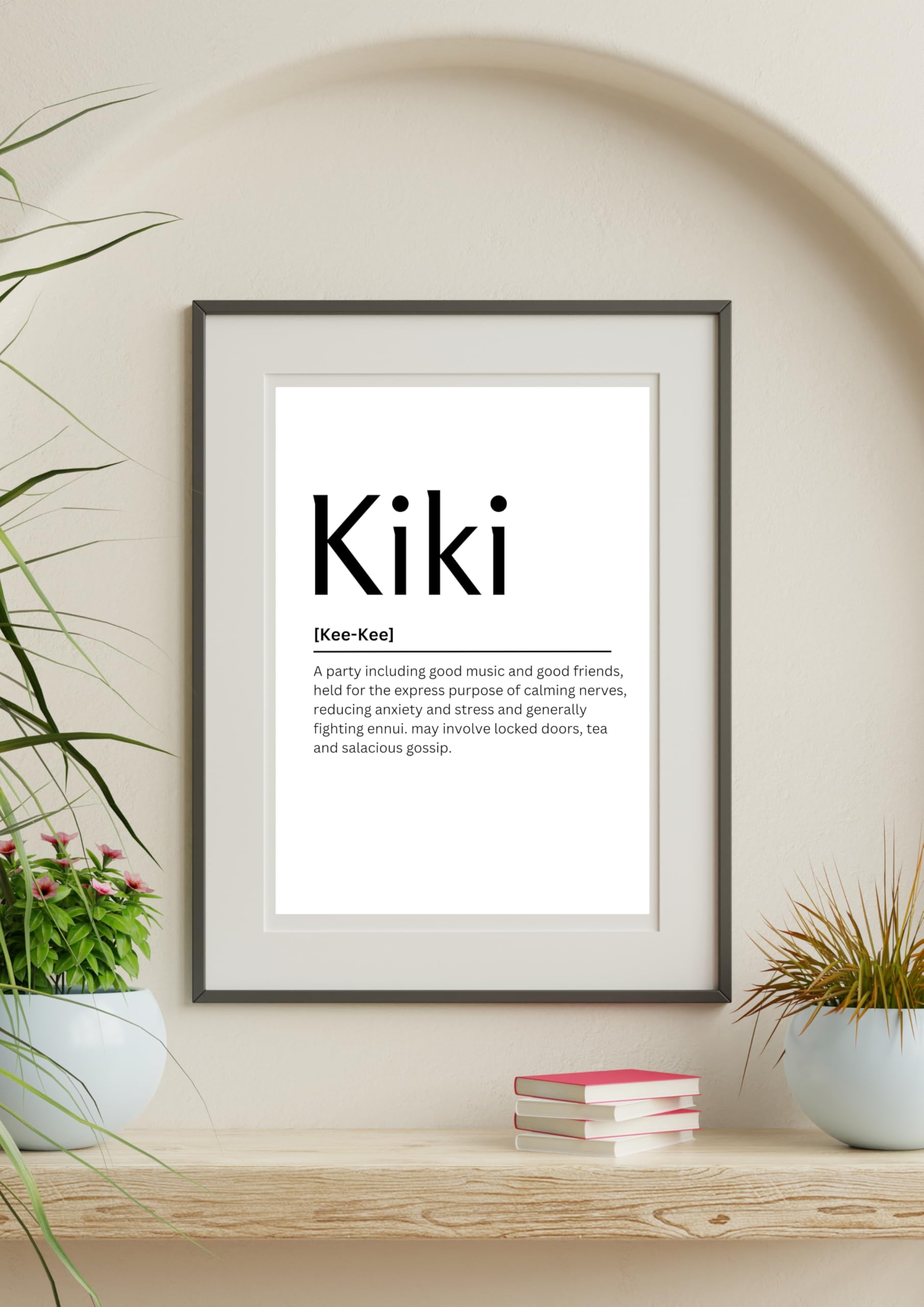 Kiki UNFRAMED Dictionary Definition Art Print Poster Wall Office Home Decor  Minimalist Funny Quote Meaning Enhanced Paper Poster : Amazon.in: Home &  Kitchen