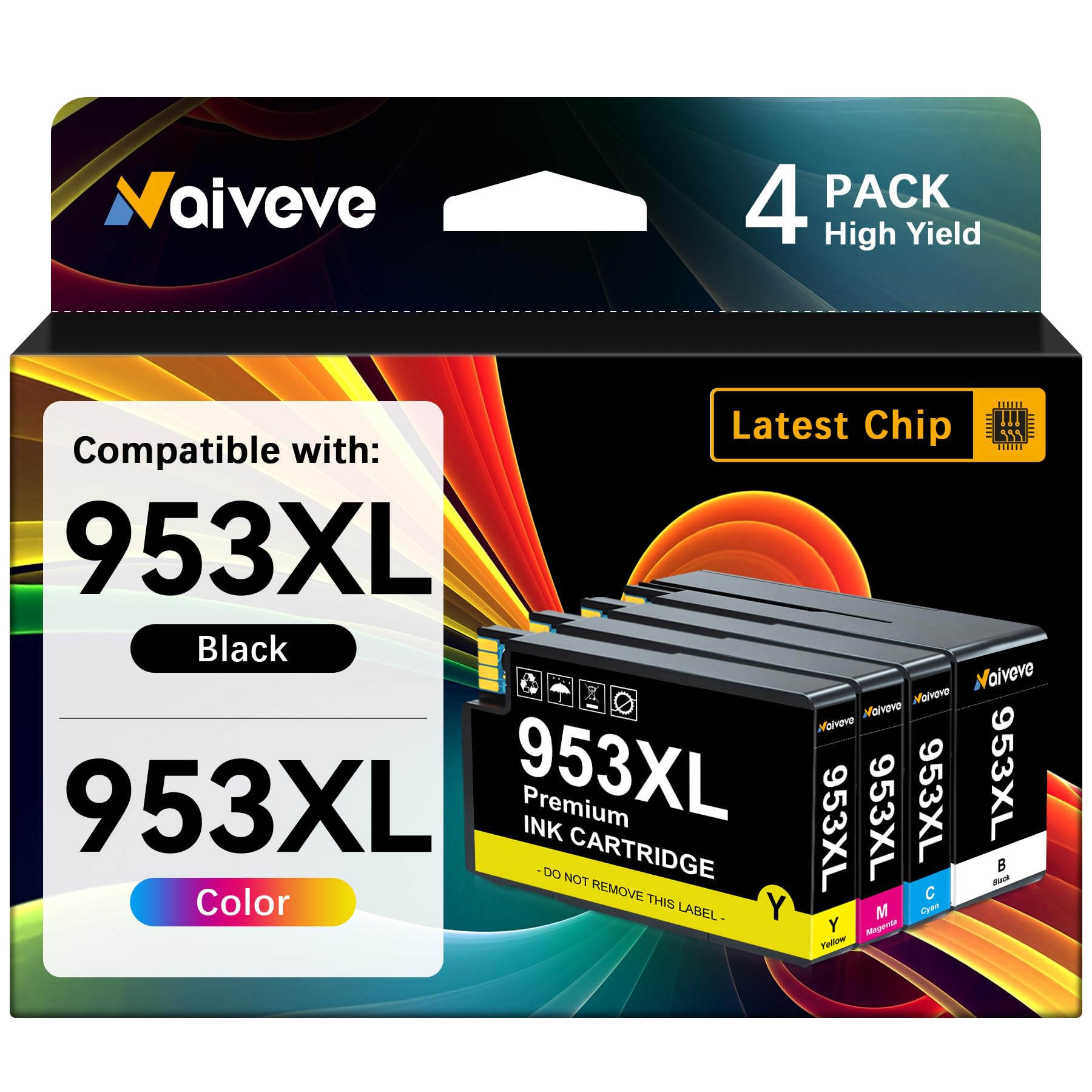 953 XLCartucce Compatibili 953XL per HP 953XL Multipack 4 Colori