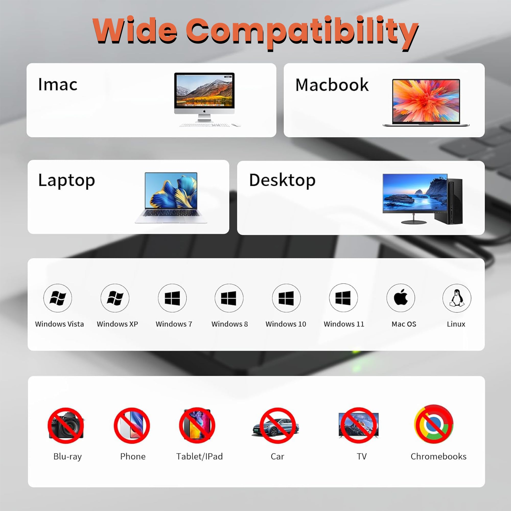 Techie 8-in-1 External DVD Drive & USB Hub -2
