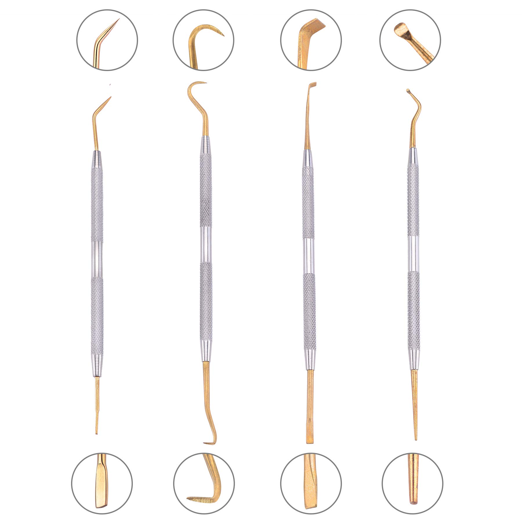 BOOSTEADY Kit Pulizia Pistola, Strumenti Professionali per Armaiolo, Ideale per Uso Quotidiano, Kit di Pulizia con Pick & Spazzole a Doppia Estremità