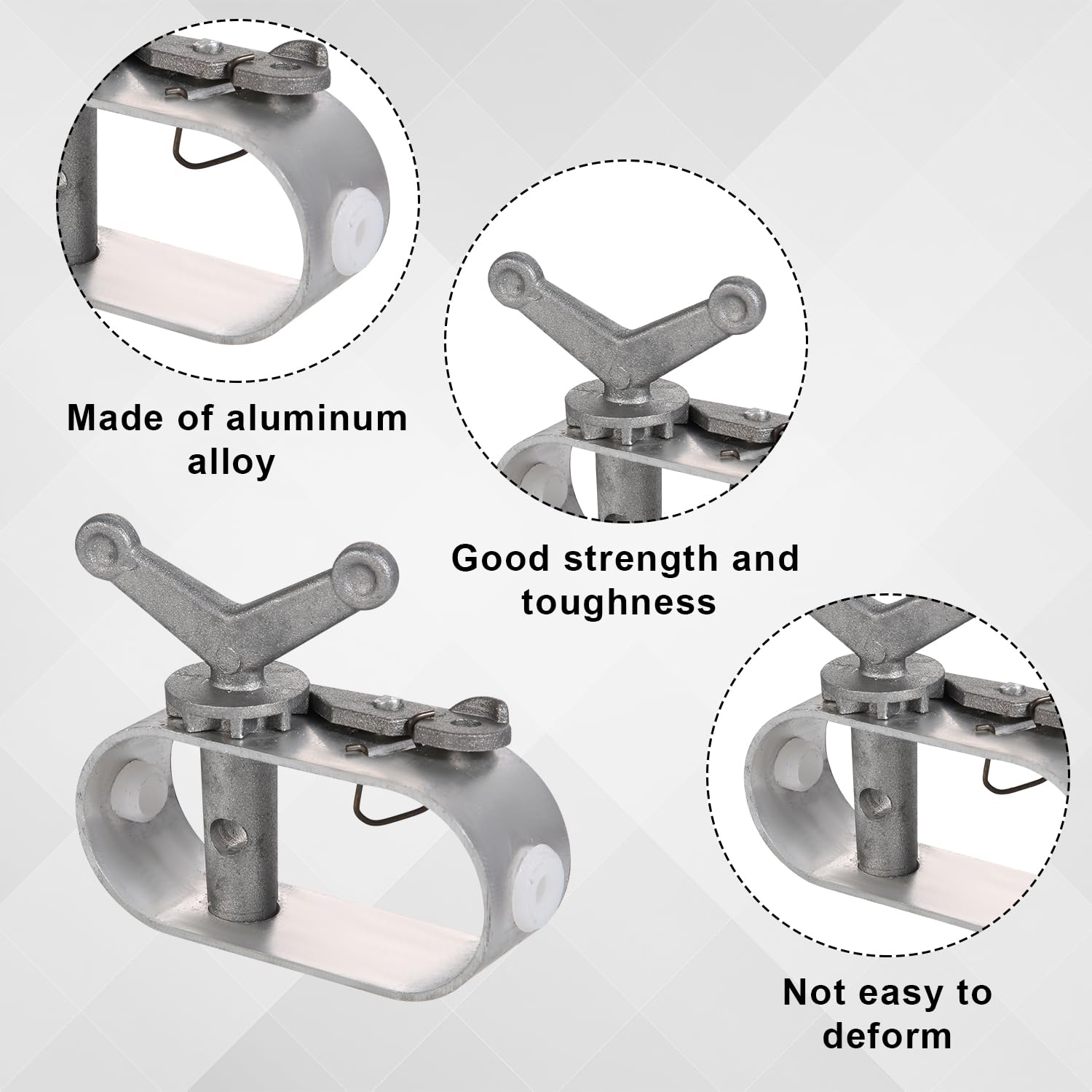 Seilspanner Für Schwimmbadabdeckung – 2 Stück, Aluminium, Ratschenwinde | Für Runde & Ovale Pools