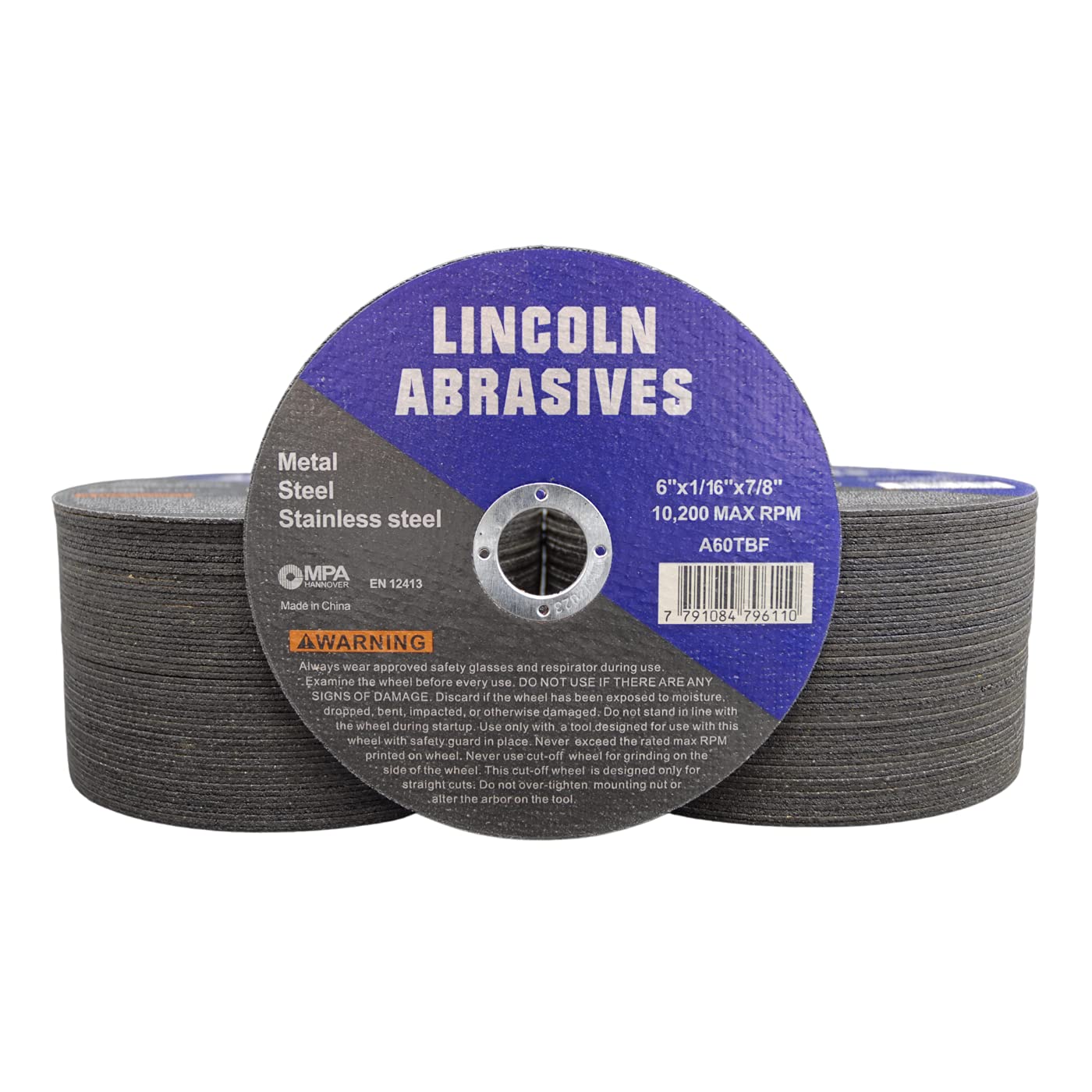 Lincoln Cut-Off Wheels - 50 Pack -17 Lincoln Cut-Off Wheels - 50 Pack -17