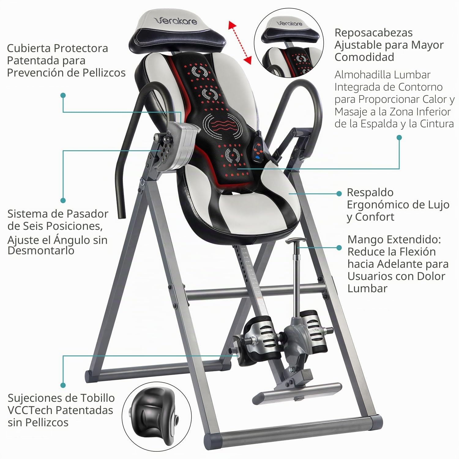 ITM5850 Advanced - Mesa de inversión de Calor y Masaje