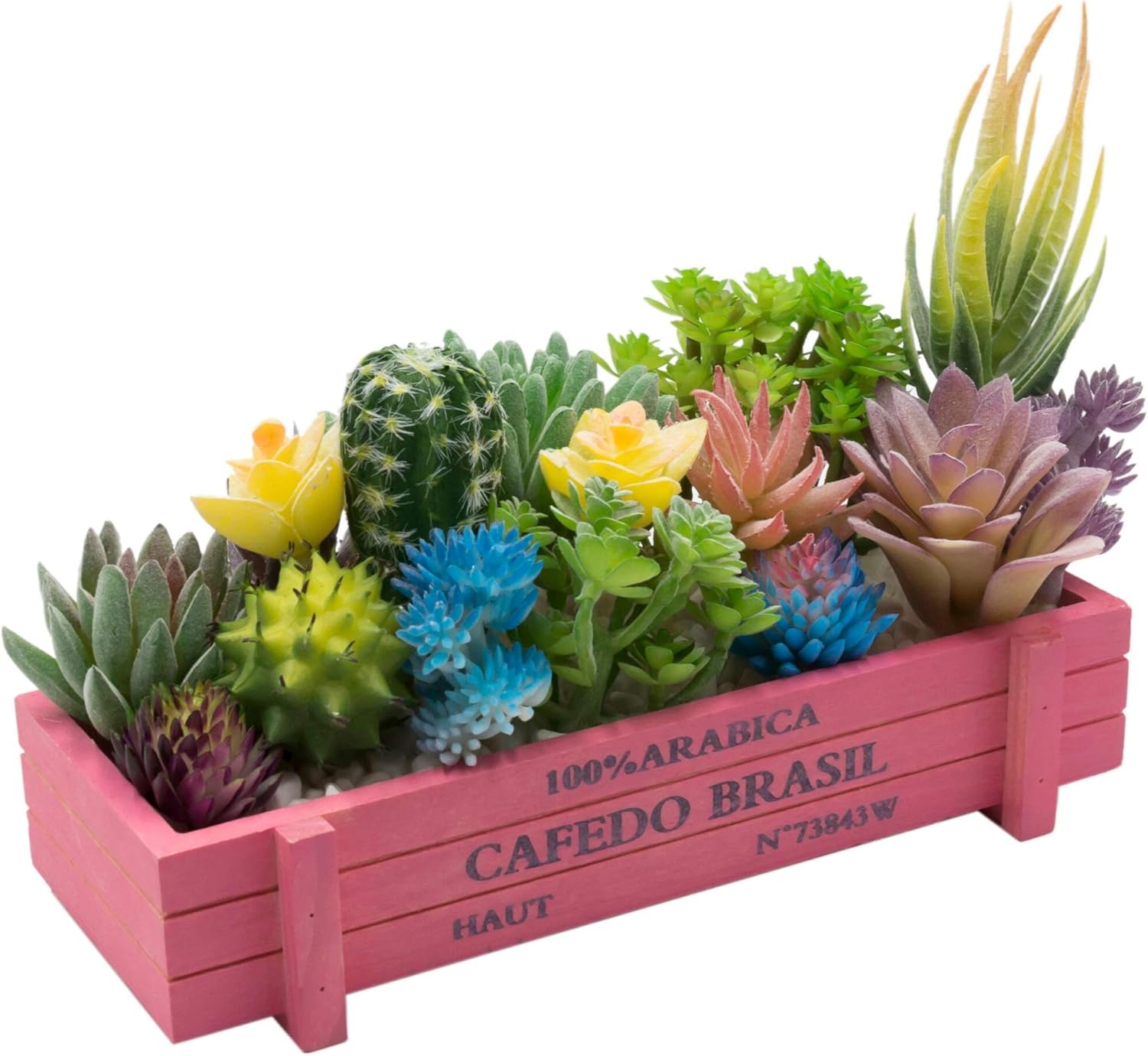 Premium Artificial Succulent Plants - 18 Pack - Fake Succulent Plants Variety Pack With Small, Medium & Large - Unique Feaux Succulent Plants Unpotted For Patios And Home Decor - Artificial Succulents