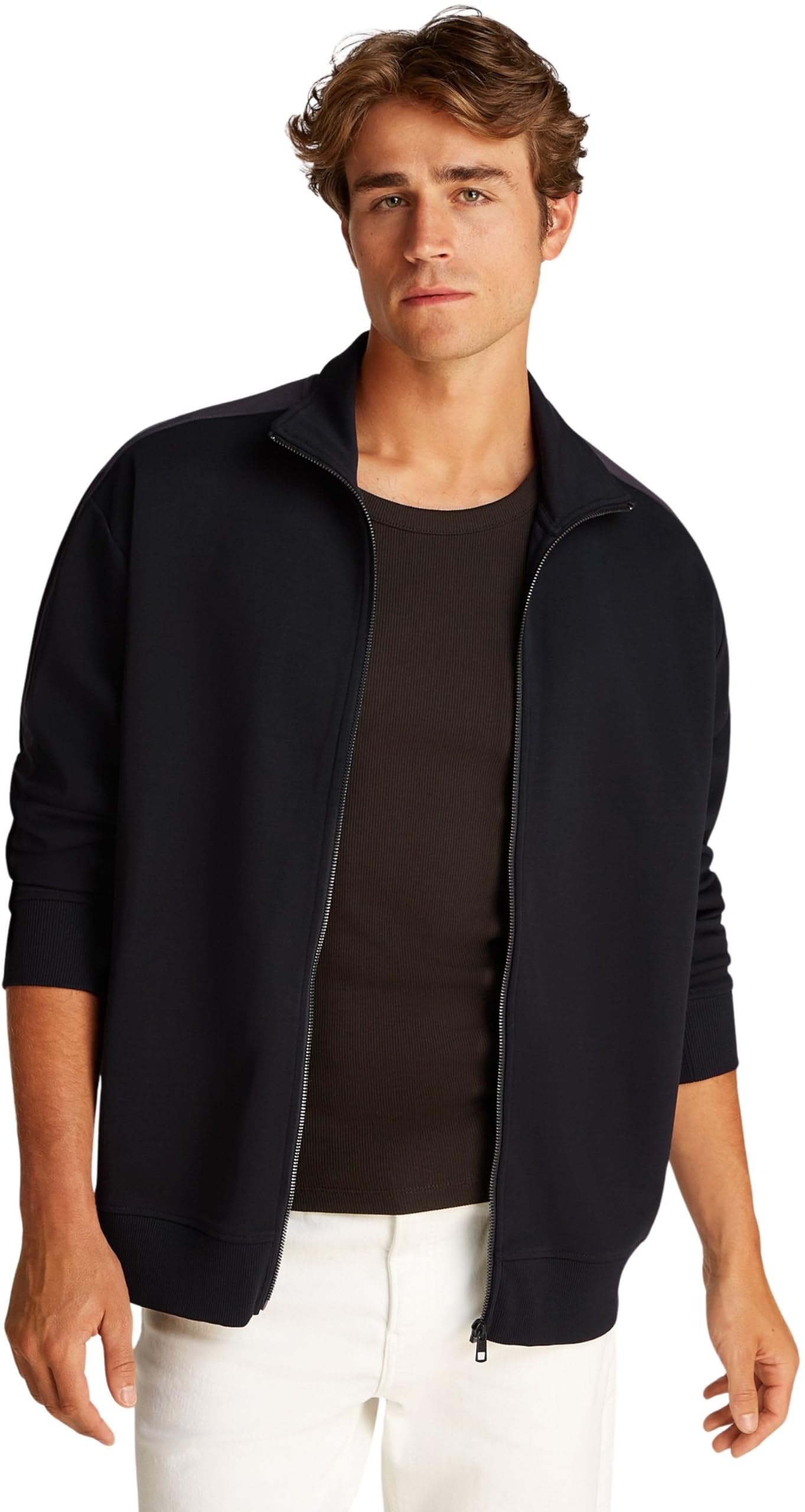 Calvin Klein Herren Sweatshirt mit Reißverschluss