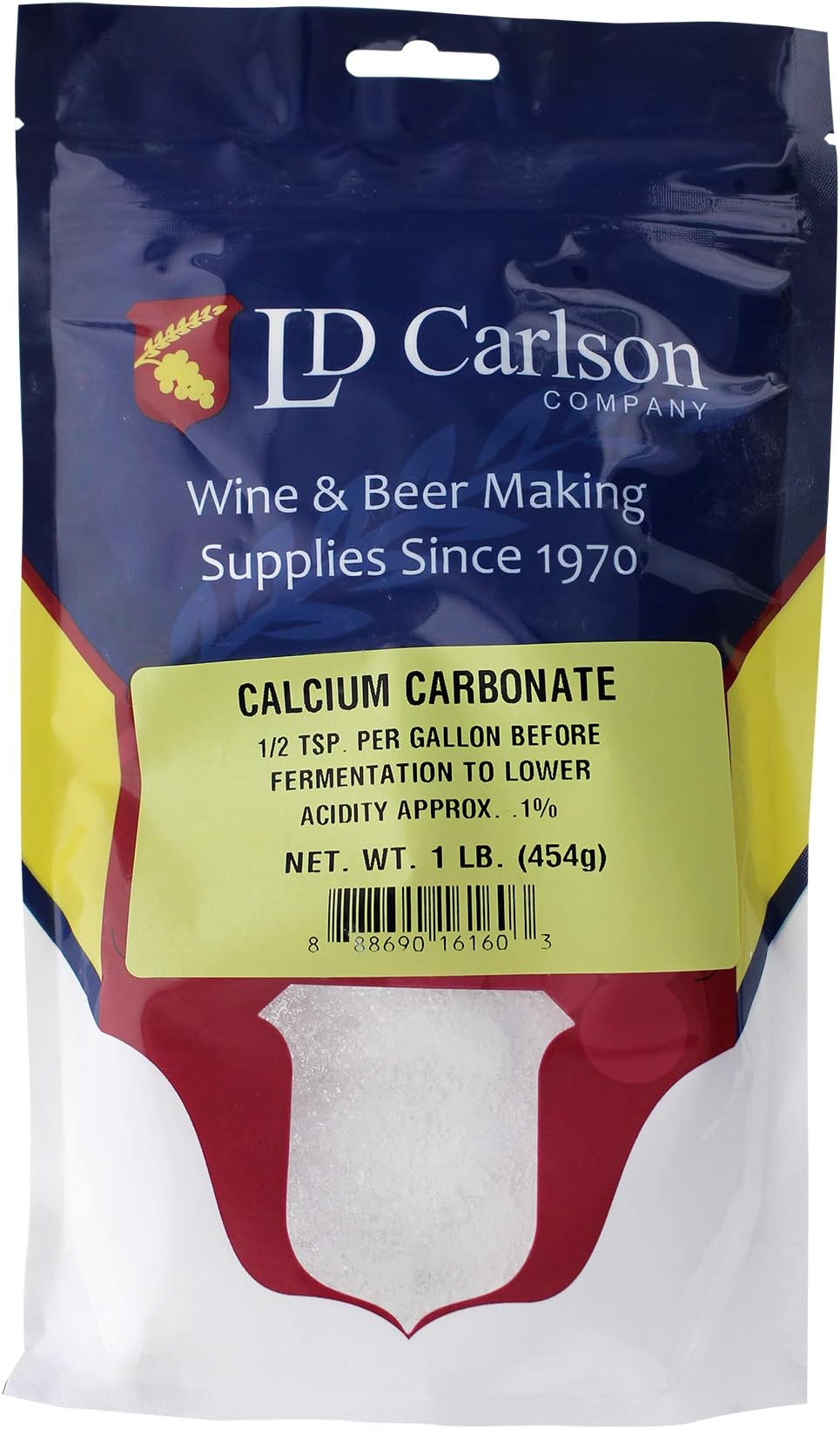 LD Carlson 6160A Calcium Carbonate (Chalk) - 1 lb.