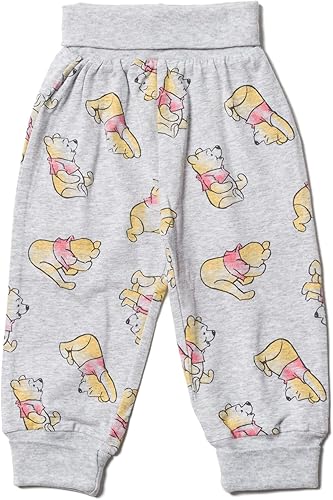 Miniatura 2 de Disney Minnie Mouse Princesa Sirenita Cenicienta Belle Jasmine - Paquete de 2 pantalones para bebés recién nacidos a bebés