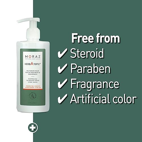 Miniatura 7 de Moraz HerbAtopic Crema hidratante para piel roja, irritada y seca – Crema antipicazón sin esteroides para alivio de picazón por picazón de insectos,