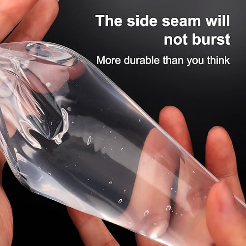 Miniatura 9 de Tamodan Bolsas de pastelería 100 piezas y 16 pulgadas sin botones, bolsas de pastelería extragruesas desechables, bolsas de pastelería