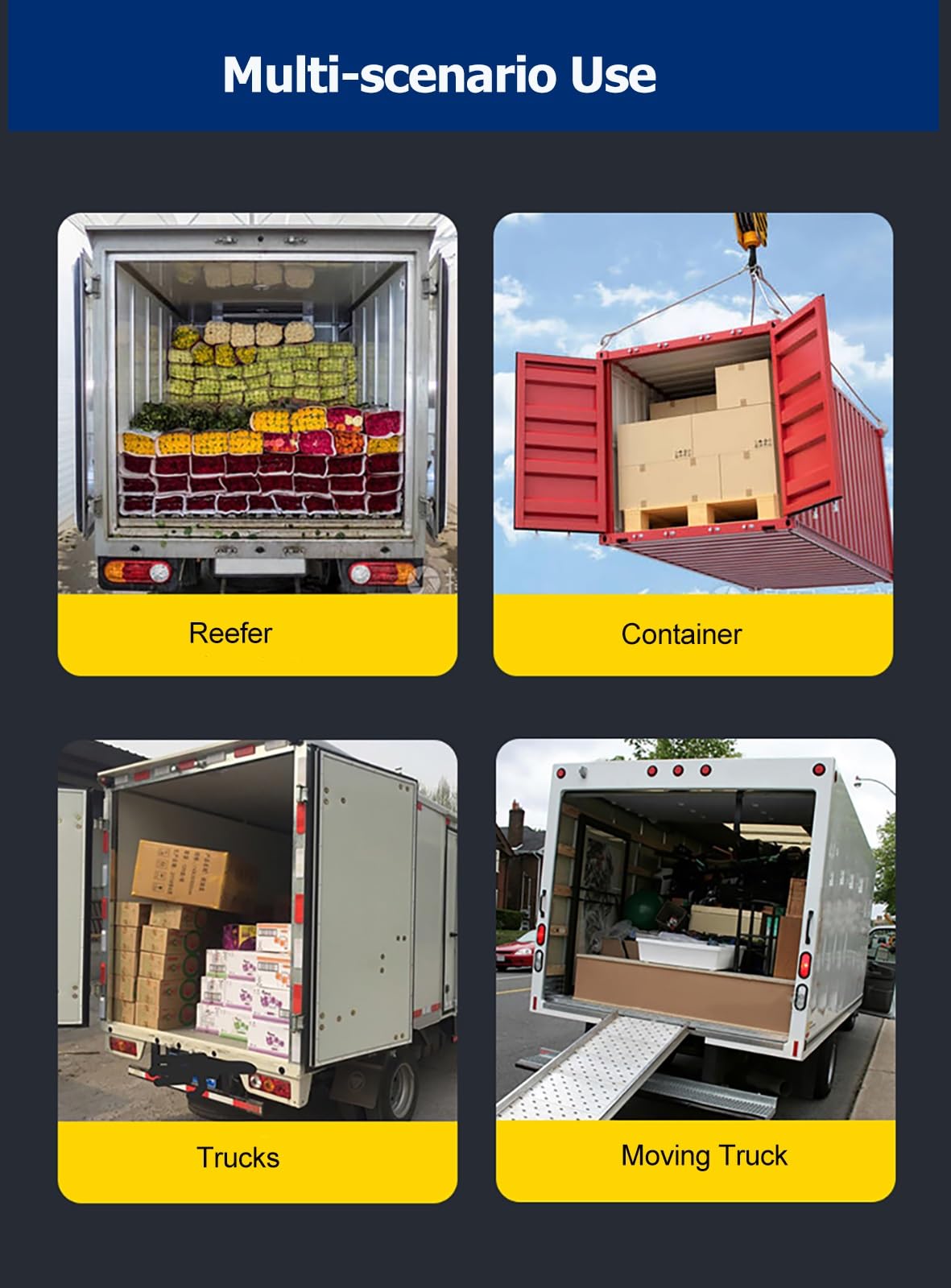 Lastensicherungsgestänge Ladungsstabilisator Ladungsstabilisator aus Aluminium für den sicheren Transport schwerer Gegenstände, Ladungsstabilisator mit Ratsche und Federung, LKW-Ladestabilisator für g