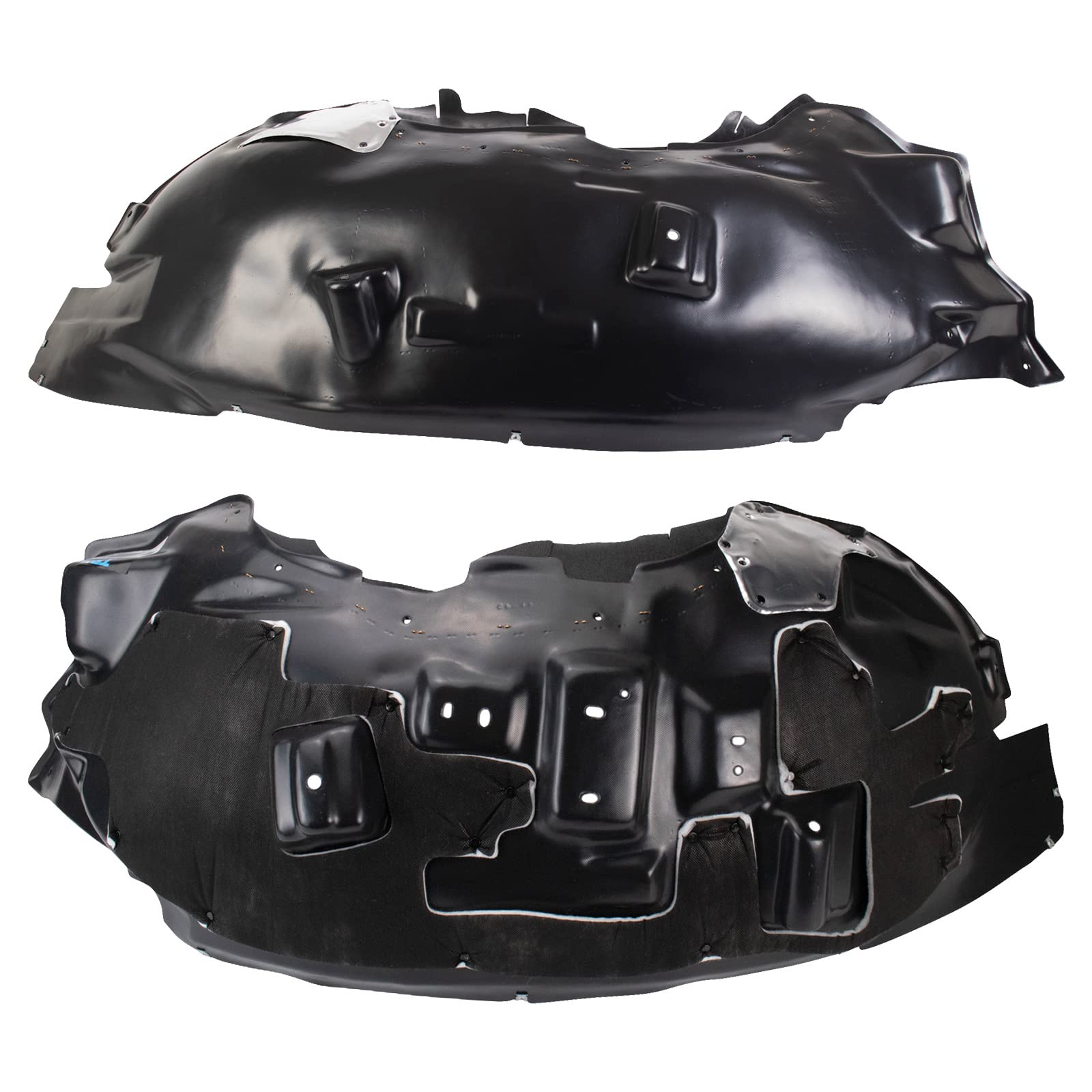 TRQ Inner Fender Liner Set Compatible with 2018-2020 Ford F-150 FO1248207 FO1249162