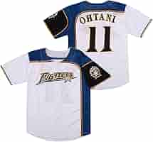 れ*お様 HOKKAIDO OHTANI 11 ユニフォーム 2013-2017 Hokkaido Nippon Ham Fighters Replica Jersey Home