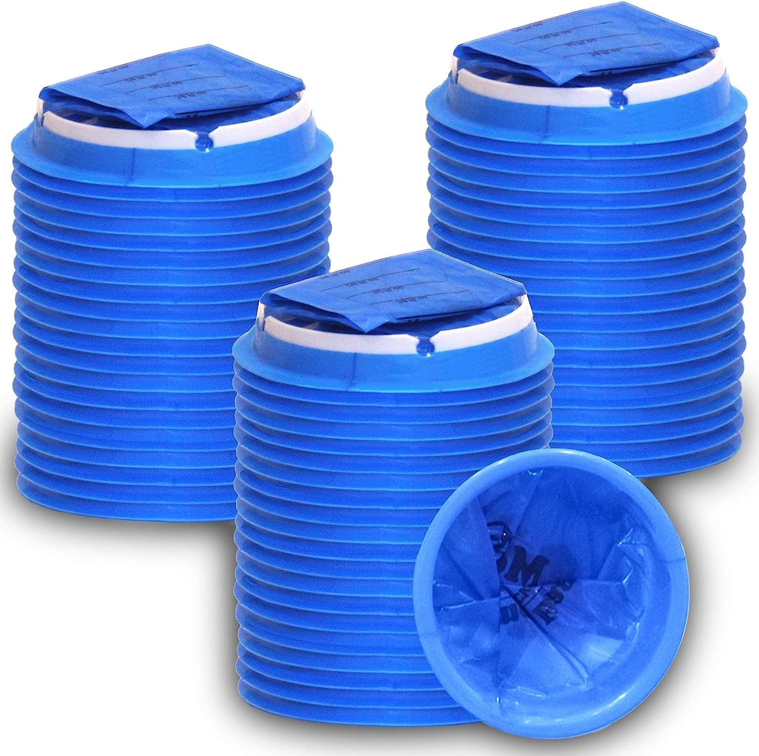 MP MOZZPAK Vomit Bags Disposable 60 Pack - 1000ml Emesis Bags, Leak-Proof Barf Bag, Travel Friendly Puke & Nausea Bag for Motion Sickness, Medical Grade Throw up Relief for Car, Airplane, & Road Trip