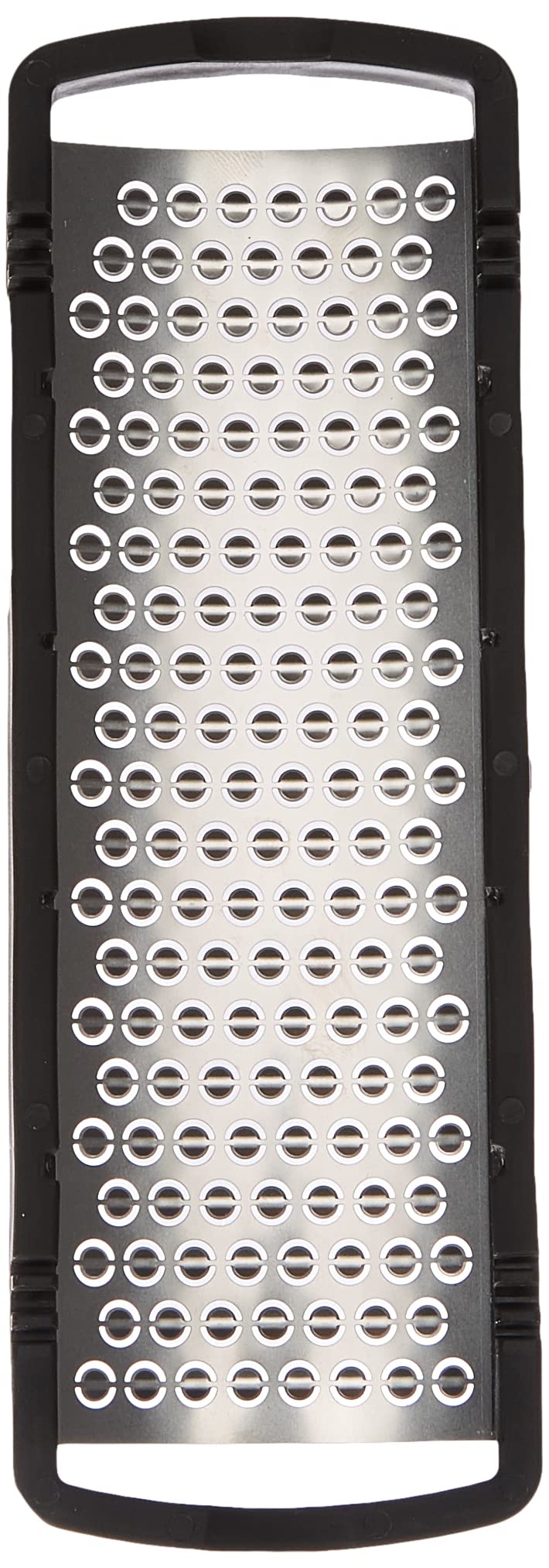 KAI Michel Bras accesorio intercambiable No. 2, fino para rallador micro KAI, cepillo negro de acero inoxidable y plástico - Superficie de rallado 15,4 cm / Mango 11,5 cm