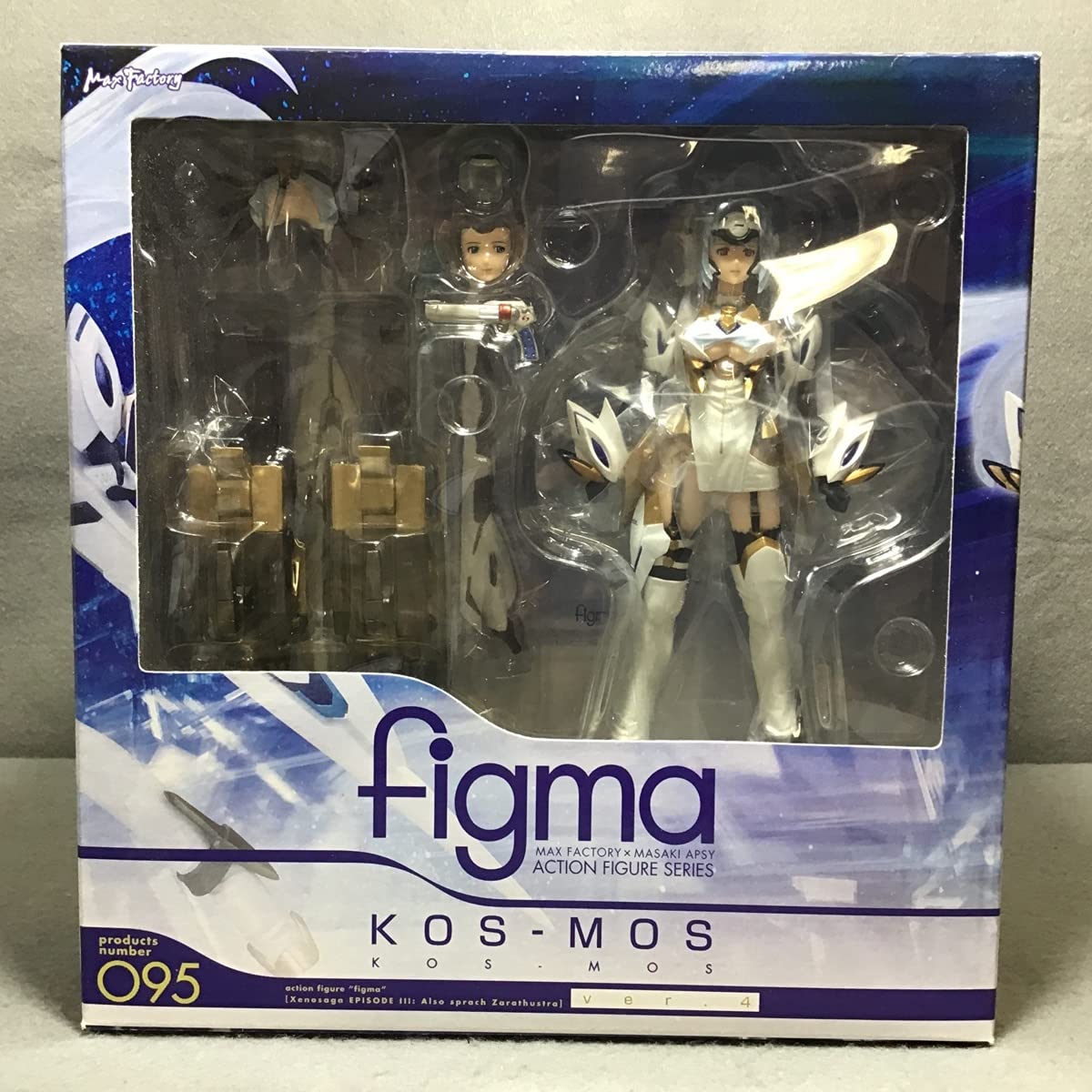 Max Factory - figma(フィグマ) 095 KOS-MOS(コスモス) ver.4 ゼノサーガ エピソードIII [ツァラトゥストラはかく語りき] 完成品 可動フィギュア マックスファクトリー Max Factory Figma Kos-mos Xenosaga Episode III Figure 095