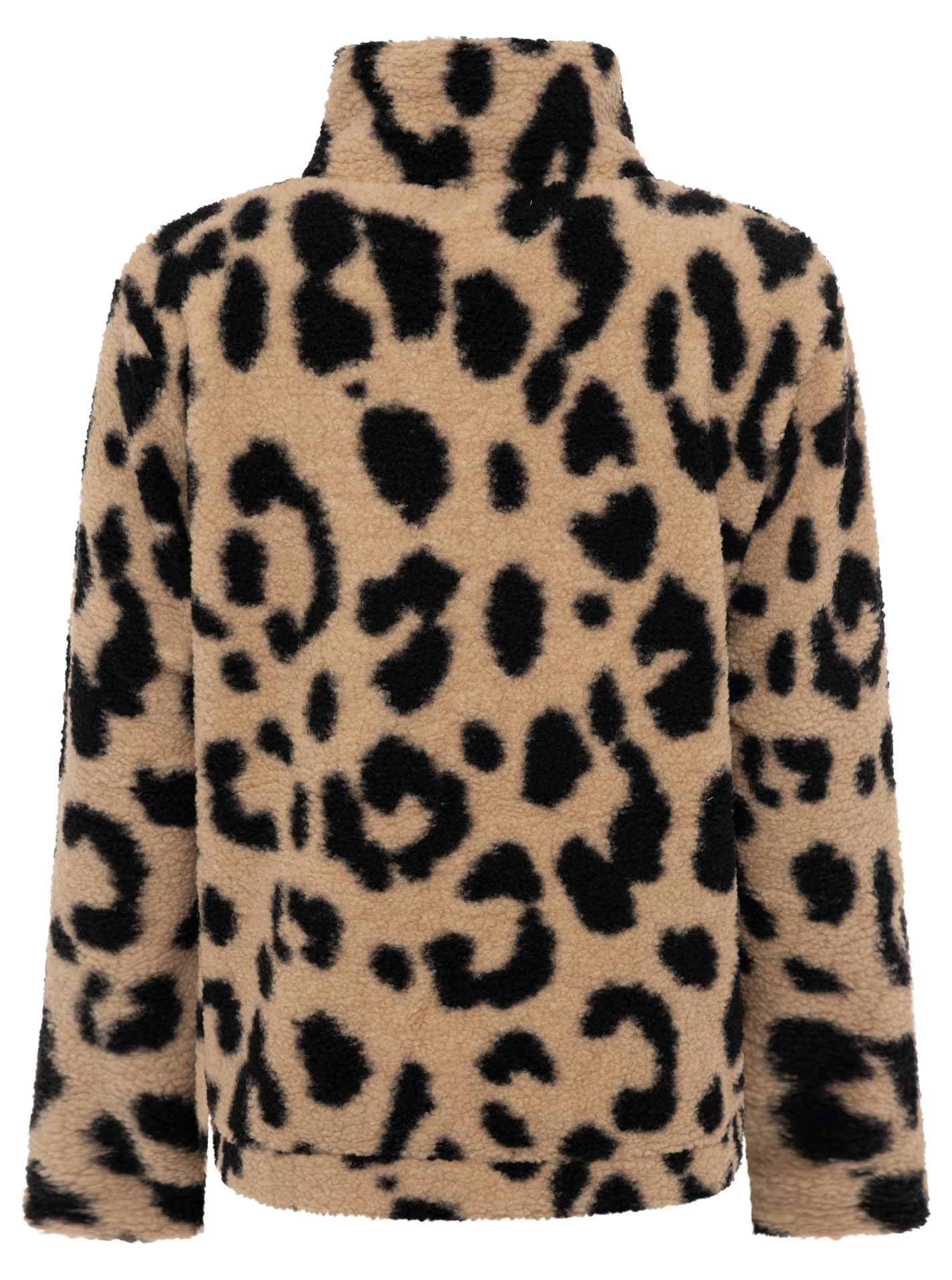 Zwillingsherz Damen Teddyjacke Classic – Kuschelige Fleece Jacke mit Reißverschluss, Warm & Weich Uni