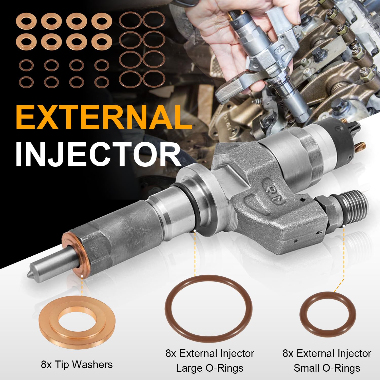 Fuel Injector Installation/Return Line Install Kit for 2001-2004