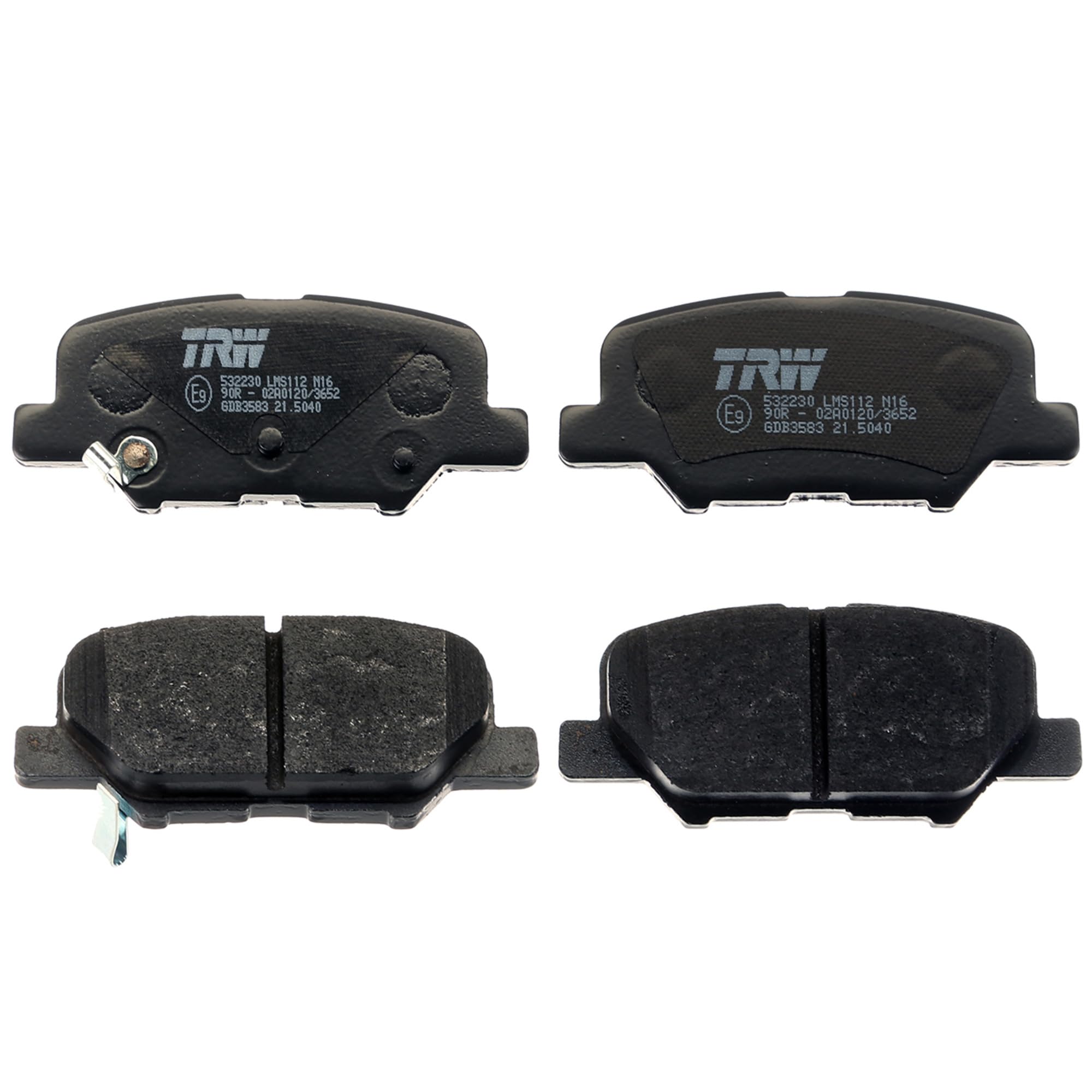GDB3583 TRW Brake Pad Set, disc brake for CITROËN,MAZDA,MAZDA (FAW),MITSUBISHI,P