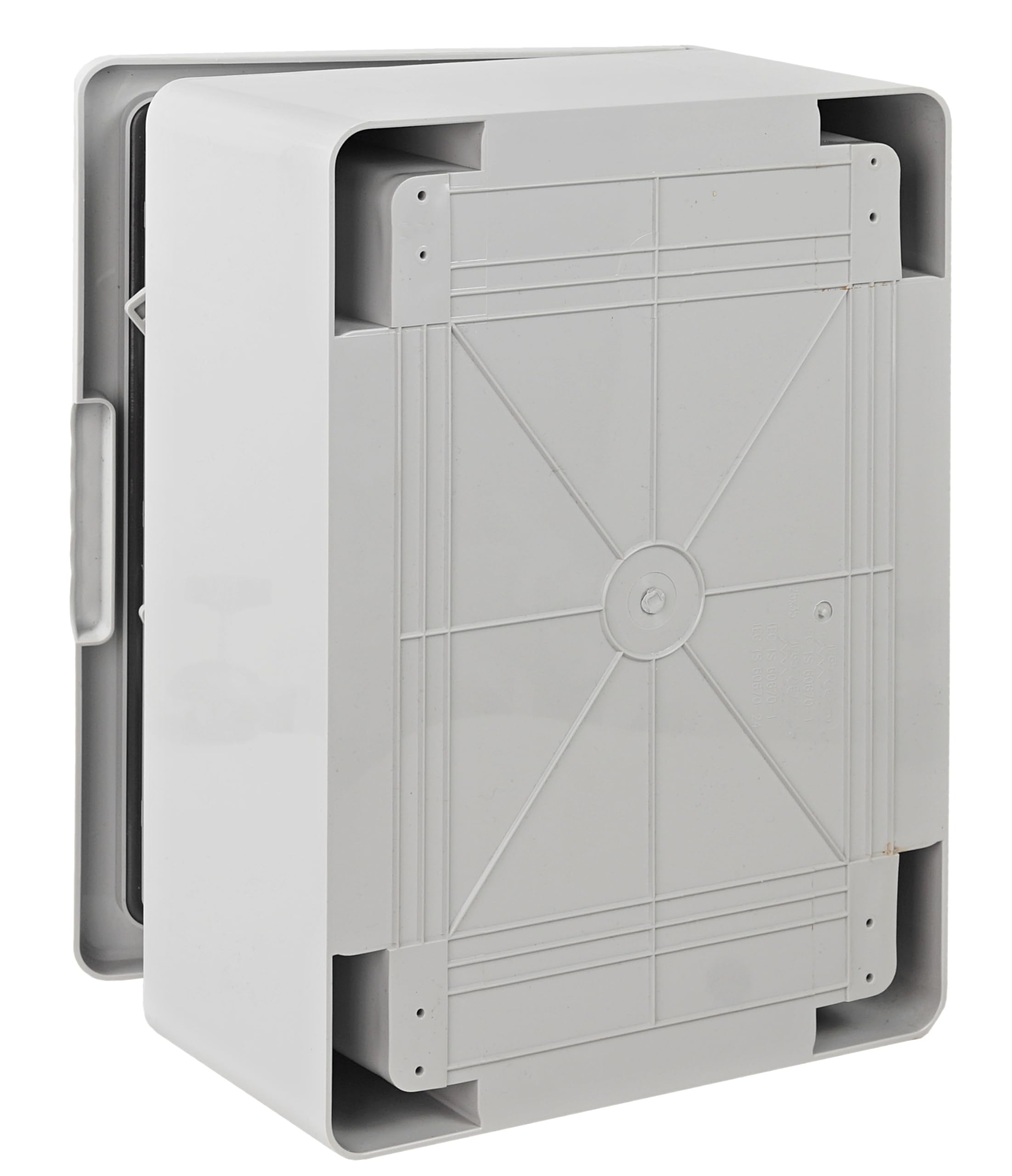 Baustromverteiler Wandverteiler 16A 2x230V Schuko Steckdose Komplett Verdrahtet Schaltschrank IP66 mit LS-Schalter FI-Schalter CEE 400V 5P