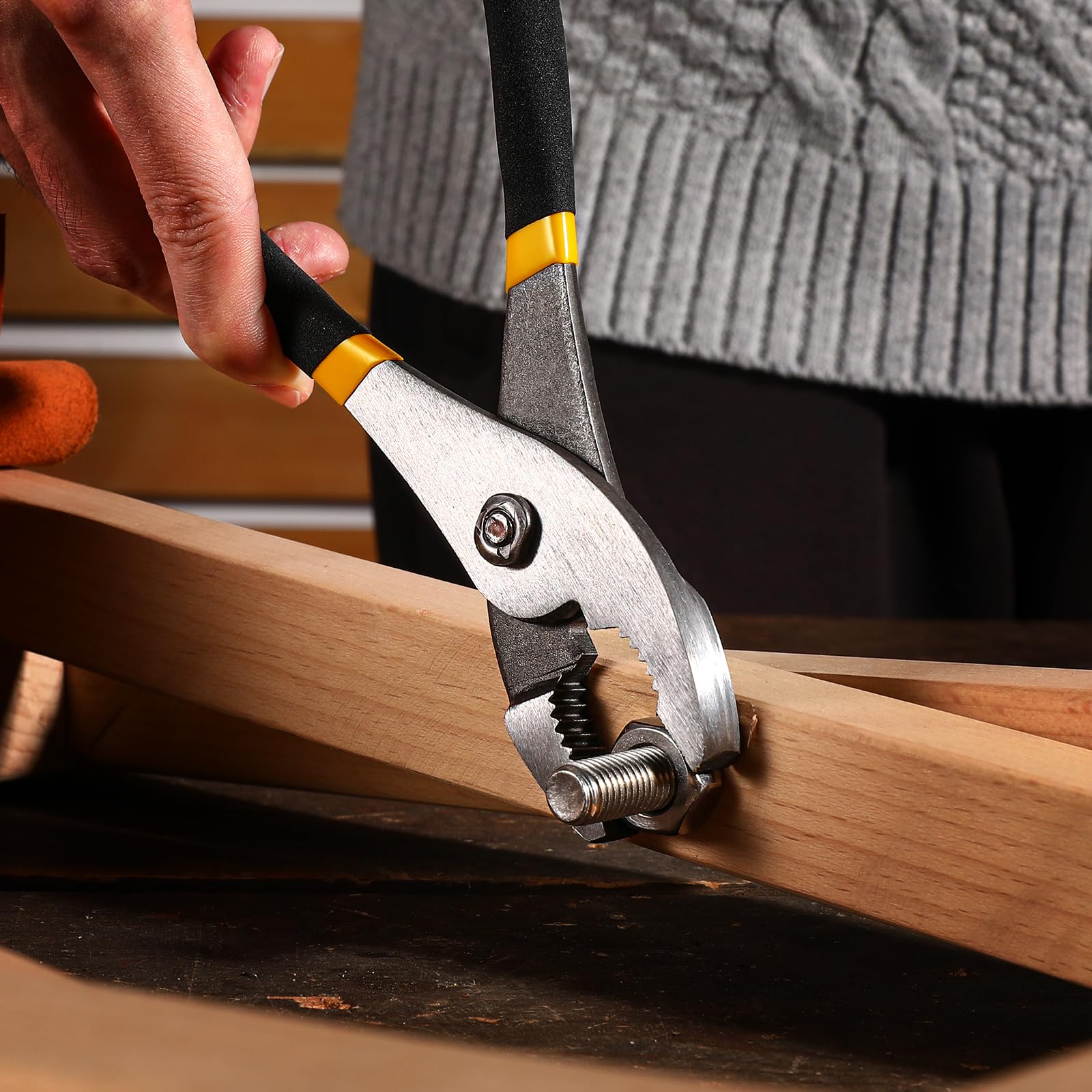 DEKOPRO Slip Joint Pliers - Durable & Comfortable -6 DEKOPRO Slip Joint Pliers - Durable & Comfortable -6