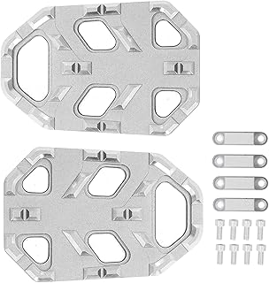 Akozon Motorrad-Fußrasten Paar Motorrad Fußrasten Verbreiterung Fußrasten Pedalplatte Ersatz für CB650R 2019-2020