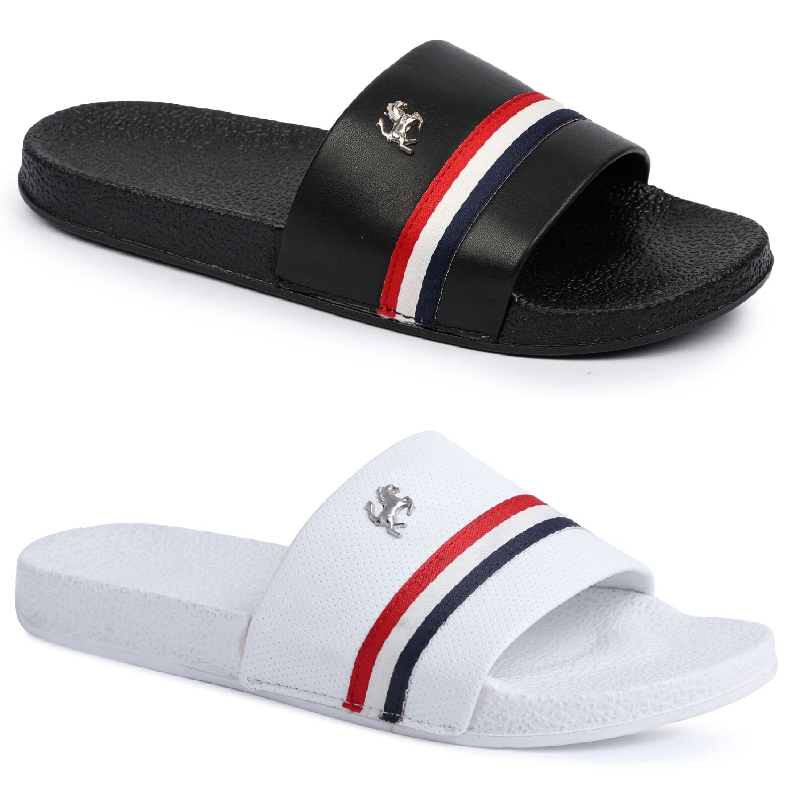 See full amazon price history chart for Shoe Mate Latest Sandal Mens Black & White, Grey Slippers Combo Pact of 2 Flip-Flops Shoe Mate Latest Sandal Mens Black & White, Grey Slippers Combo Pact of 2 Flip-Flops (B096KD1V3P) Amazon Price History, Amazon Price Tracker