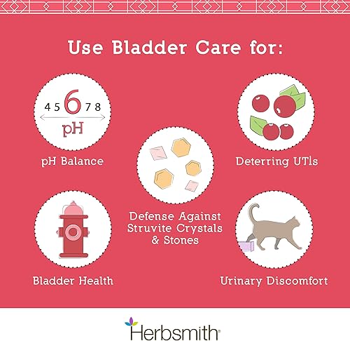 Miniatura 5 de Herbsmith Cuidado de la vejiga para gatos y perros  Mantiene la salud urinaria para perros y gatos  Apoyo renal para perros y gatos  270 tabletas