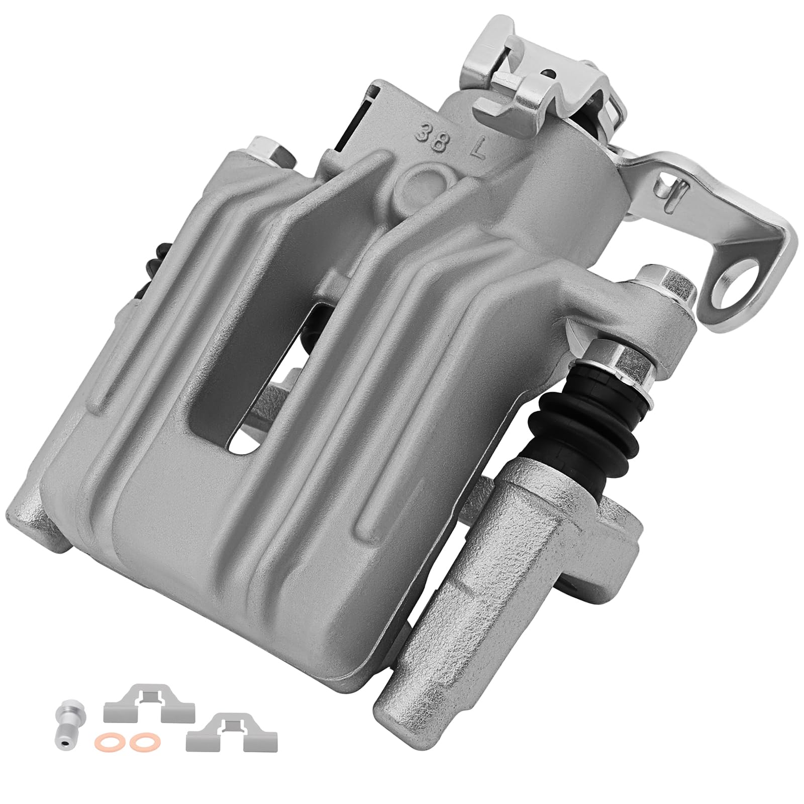 cciyu Rear Left Disc Brake Caliper Assembly w/Bracket 19B2571