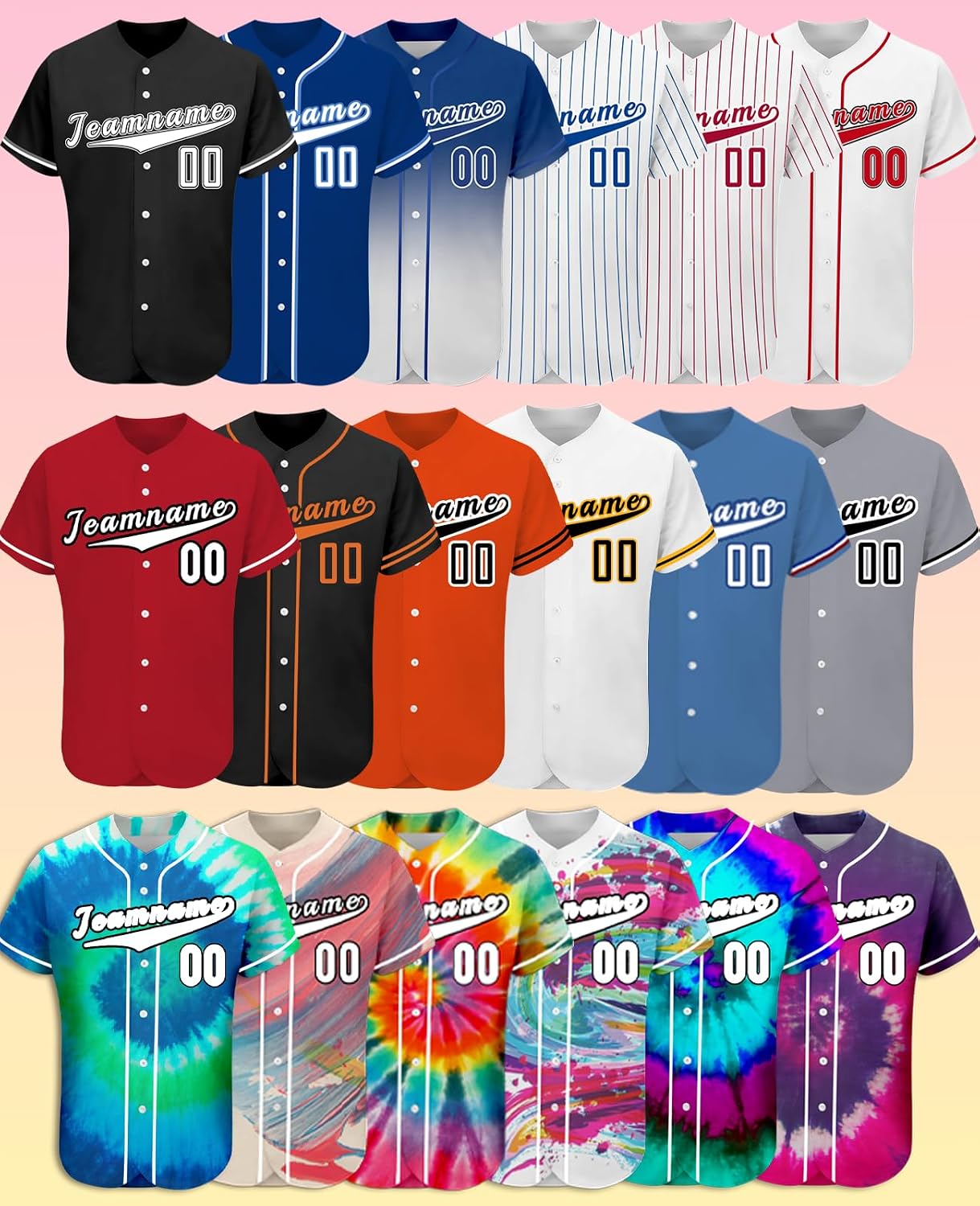 Custom Men Women Kids Baseball Jersey Personalized Name Number Logo Baseball Jerseys Customized Softball Jersey Shirts, S-4XL