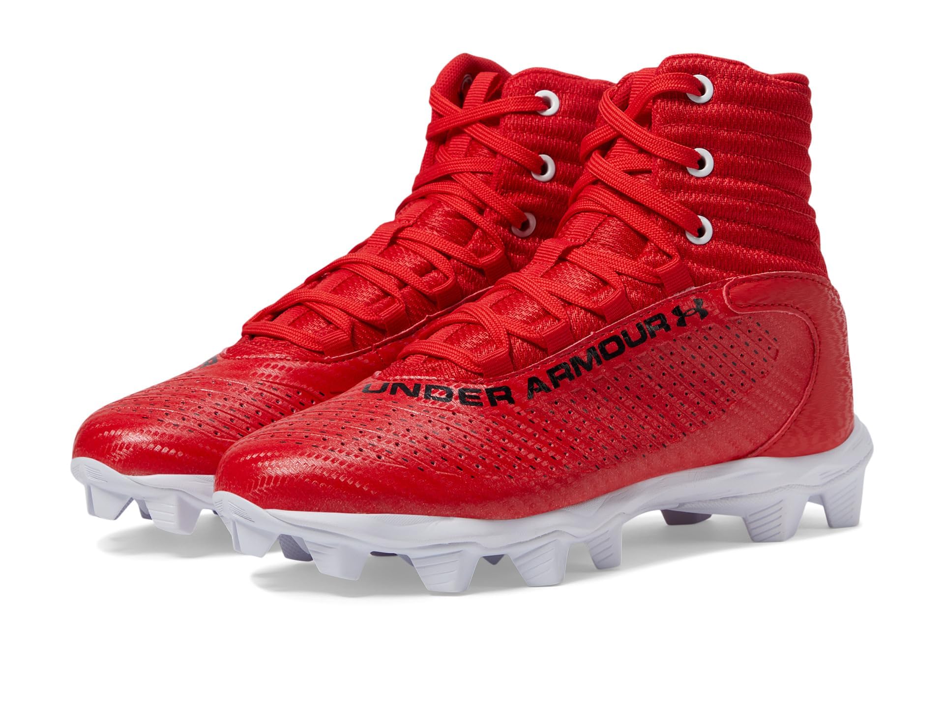 Under Armour Boys' Highlight Franchise Rm Jr 2.0 Football Shoes, (600) Red/Black/White, 4.5 Big Kid-picture-10