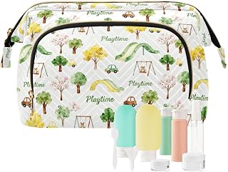 Large Capacity Travel Essentials Car Playtime Green (longword) Women's Coin Change Purse for Travel Kit